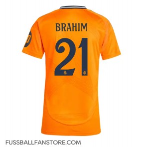 Real Madrid Brahim Diaz #21 Replik Auswärtstrikot Damen 2024-25 Kurzarm